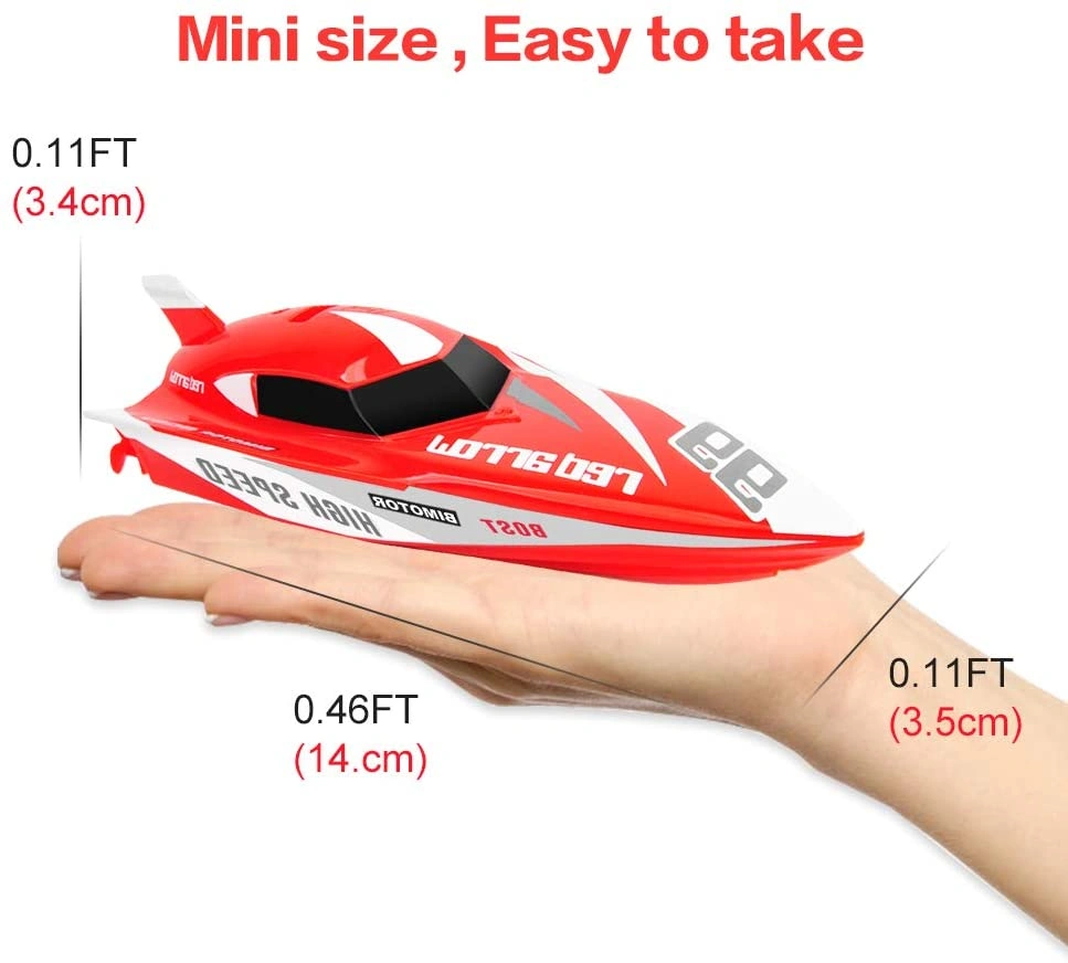 Splash-Ready GizmoVine Boat: Fast RC Racing for Kids & Adults!