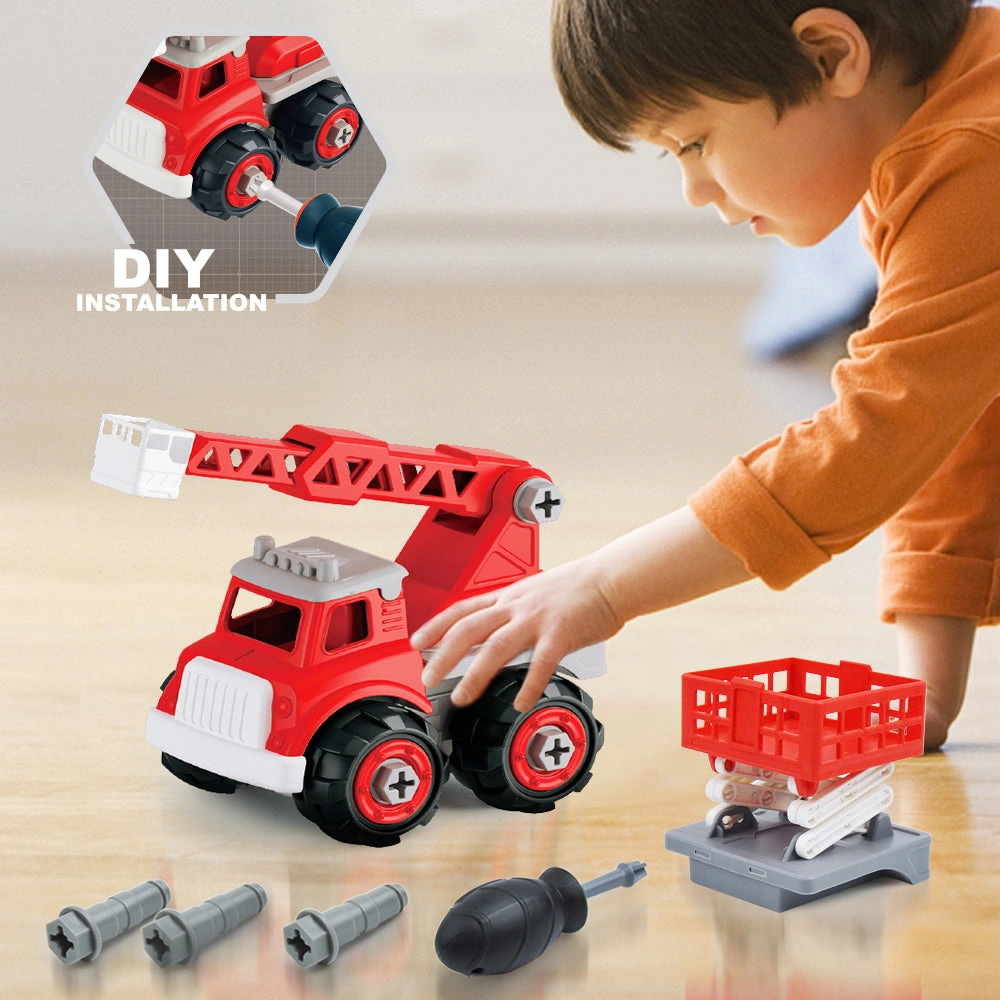 Rescue Fire Truck Building Set – Fun STEM Toy for Kids Ages 3+!