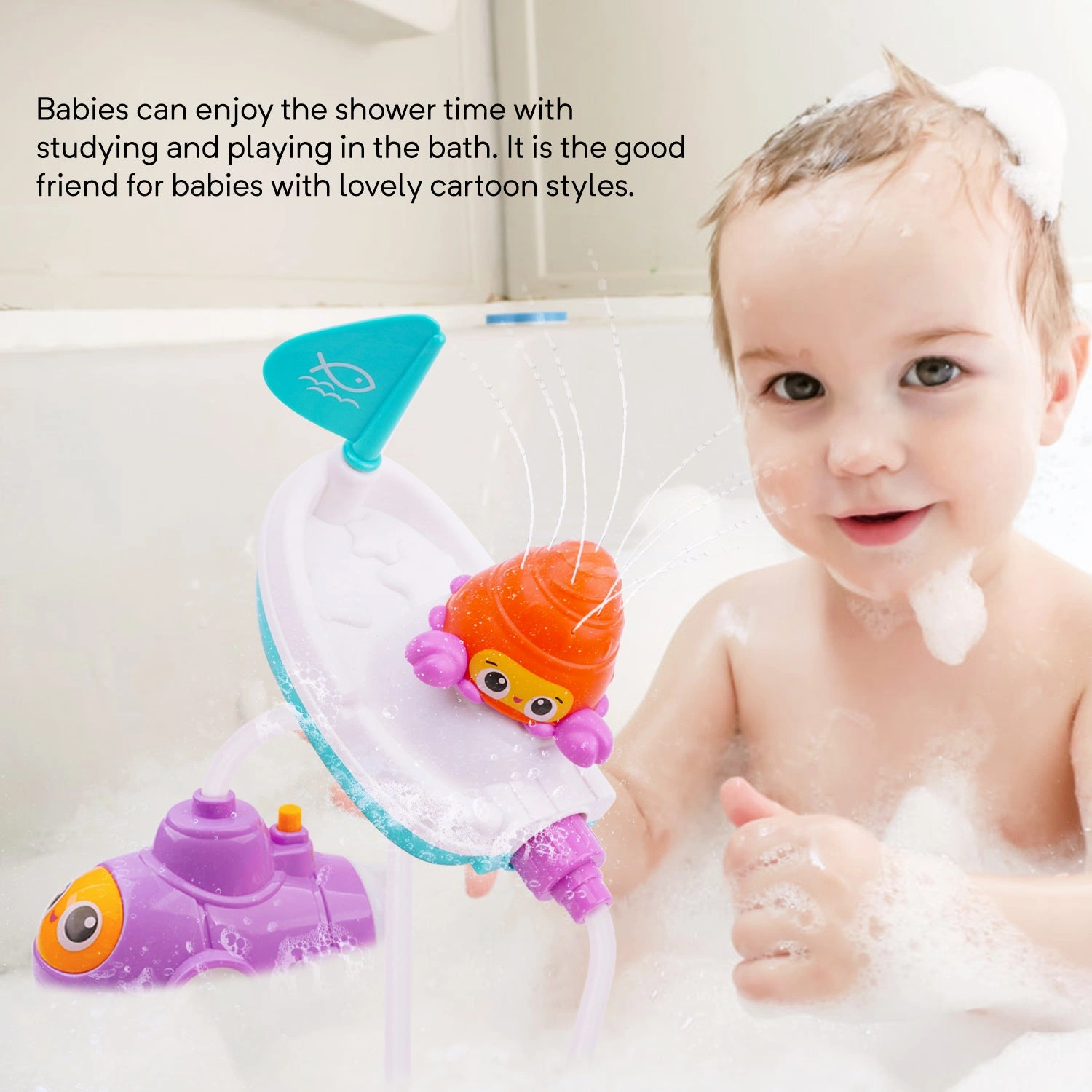 GizmoVine Bath Submarine: 3-in-1 Splashy Fun for Little Explorers!